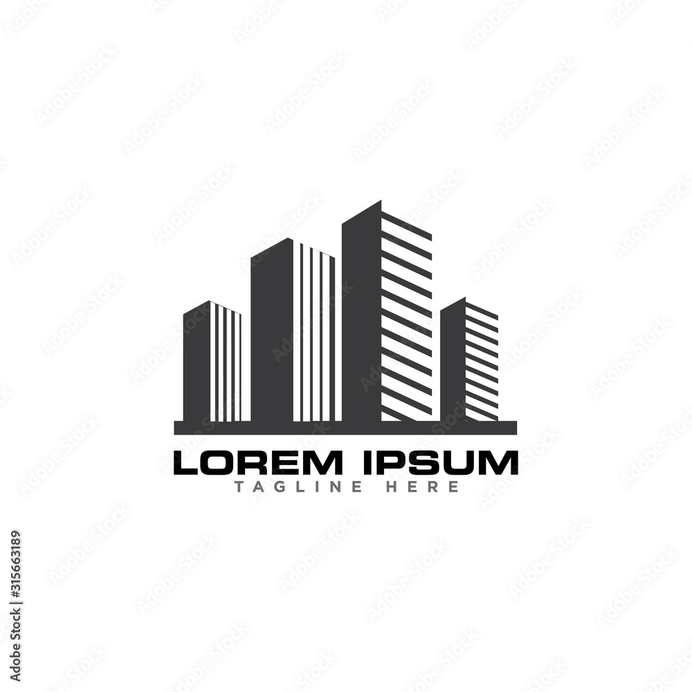 Building Logo Design and Icon Template Building Logo Design and Icon Template