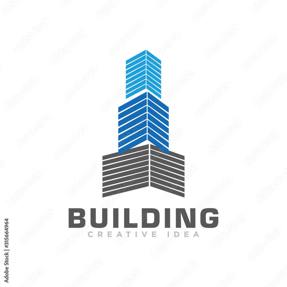 Building Logo Design and Icon Template