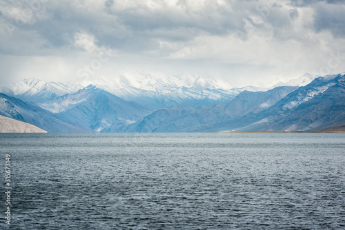 View of Tso Moriri Lake, Ladakh, india