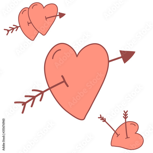 heart for a happy Valentine's day holiday
