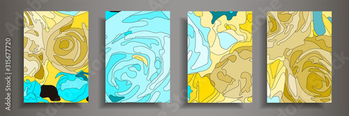 Modern design A4.Abstract bright texture of colored bright liquid paints.Splash  trends paints.Used design presentations, print,flyer,business cards,invitations, calendars,sites, packaging,cover.