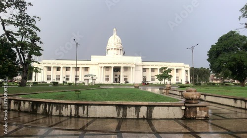 Colombo, Sri lanka, November 20, 2019, C.W.W Kannangara Mawatha, Colombo City Council view straight 4K photo