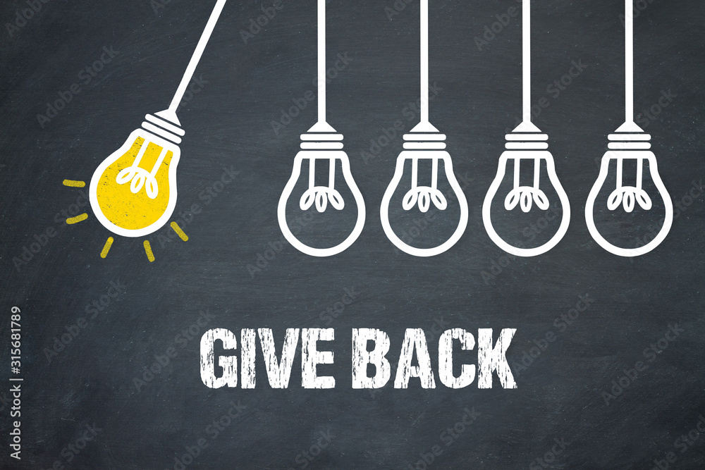 Fototapeta premium Give Back