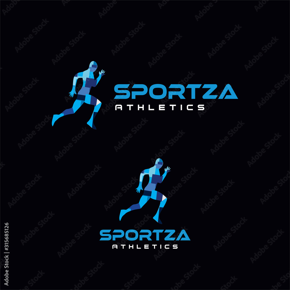 Run Logo Design vector Stock symbol .Running logo sport concept . running marathon Logo Design Template . Run Logo Design vector Stock symbol .Running logo sport concept . running marathon Logo Design Template .