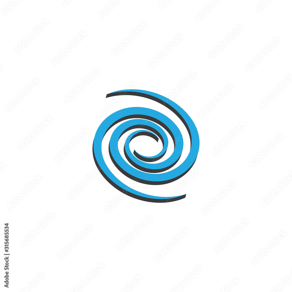 Vortex Logo Template vector symbol Vortex Logo Template vector symbol