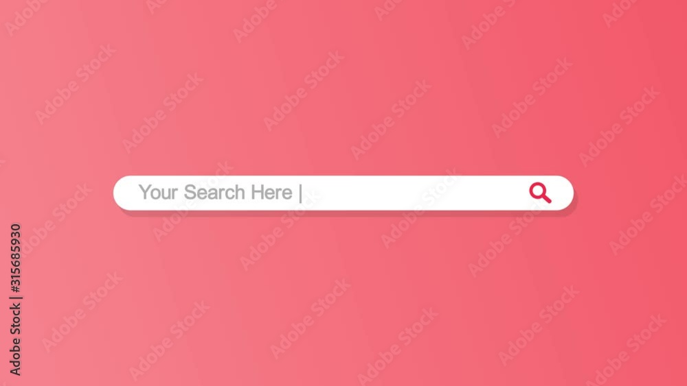 search bar web site button