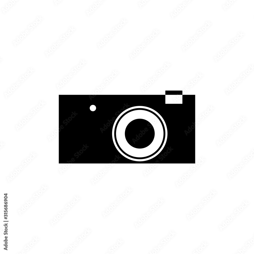 Photo icon. Attachment symbol. Logo design element Photo icon. Attachment symbol. Logo design element