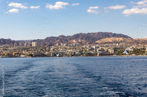 Israeli city of Eilat on the Red Sea
