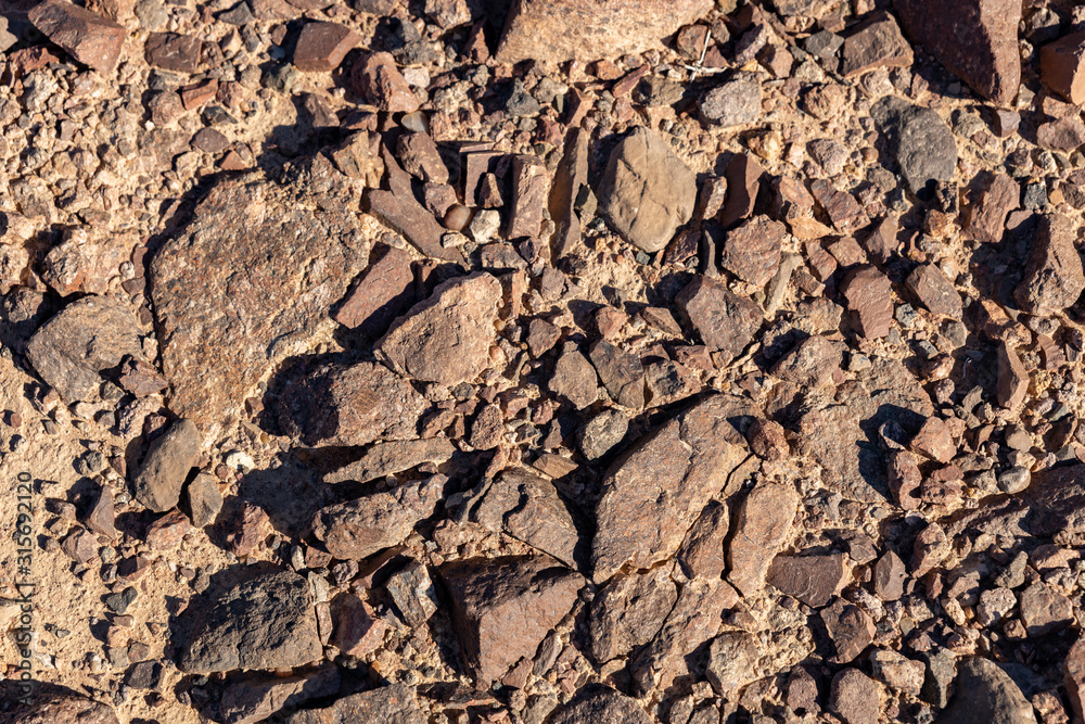 Desert Stones in Timna Valley