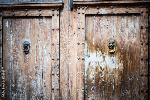 Wallpaper Mural old doors close up view within the historical streets of the italian city Palermo Torontodigital.ca