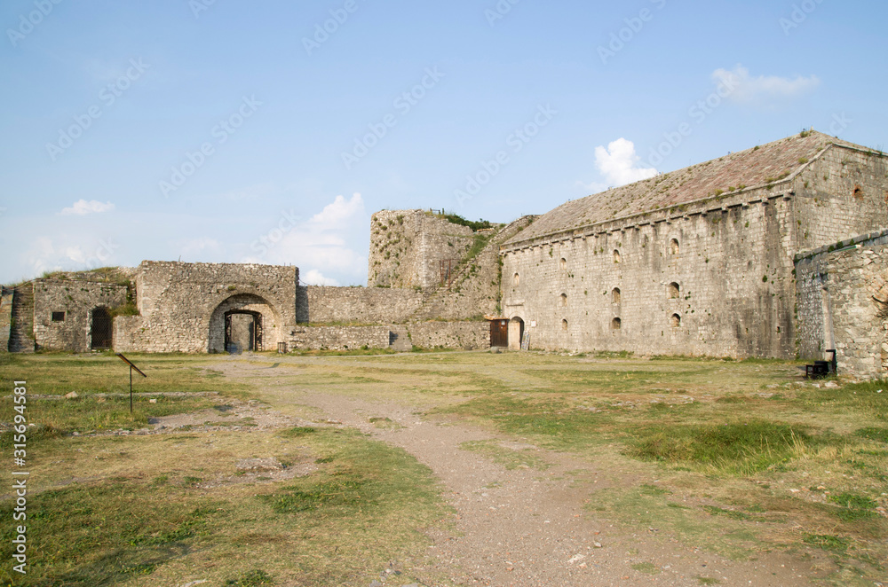 Museum of Rozafa fortress in Shkodra, Albania