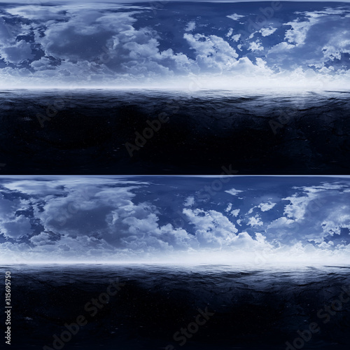 Panorama ocean 3d