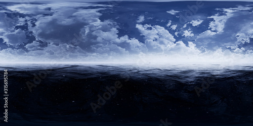 Panorama ocean © RealCG