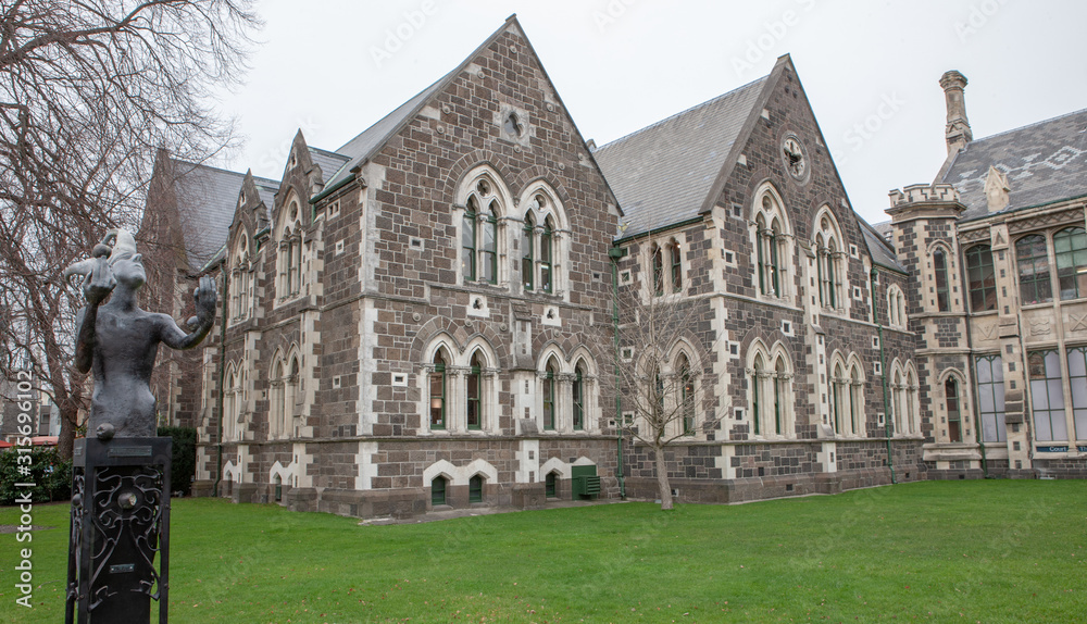 Christchurch before the earthquake. New Zealand University