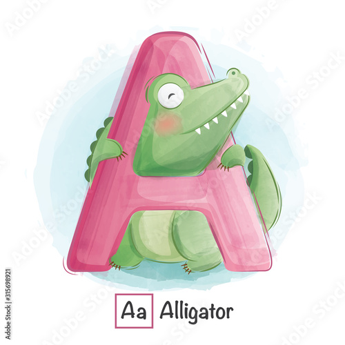 Animal Alphabet A