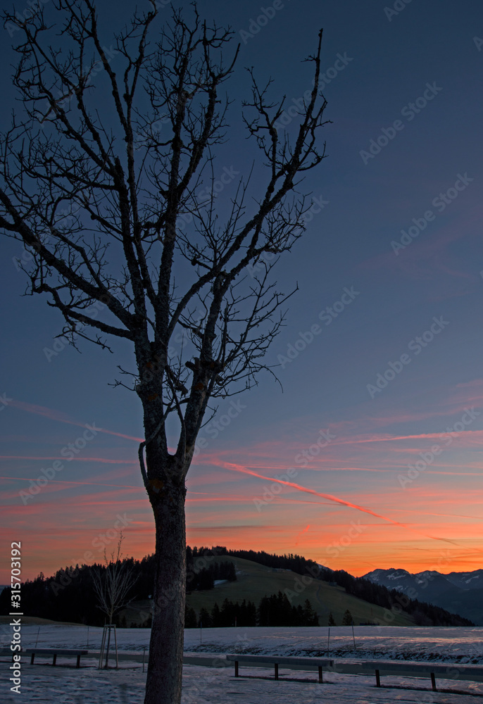 Losenpass Dornbirn - Sonnenaufgang Losenpass Dornbirn - Sonnenaufgang