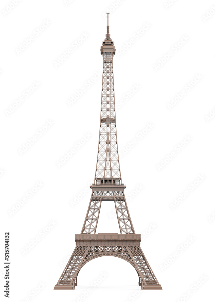 Eiffel Tower Isolated