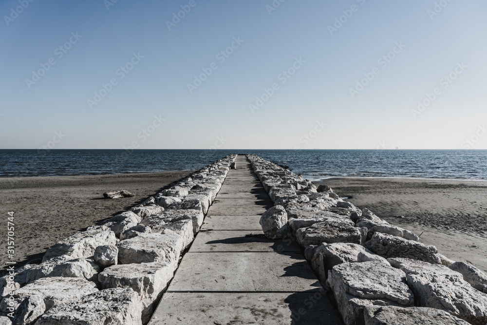 Lido Venezia Starnd von Venedig