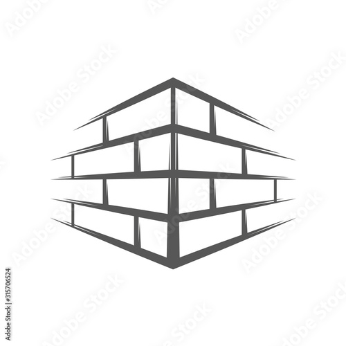 Vintage brick wall