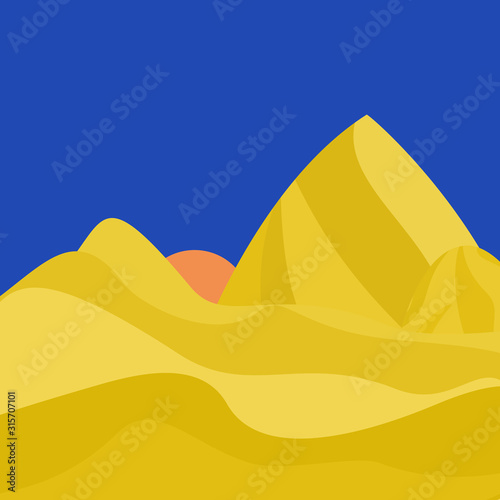 desert with abstract background wallpaper vector illustration graphic design 