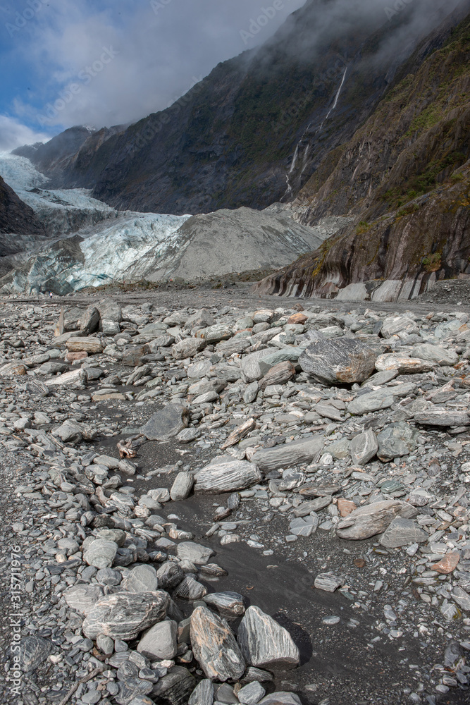 Franz Josef Glacier. New Zealand. Mountains