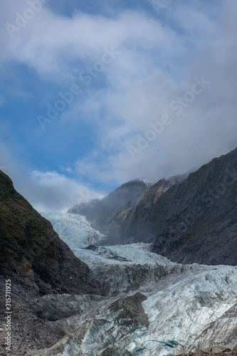 Franz Josef Glacier. New Zealand. Mountains © A