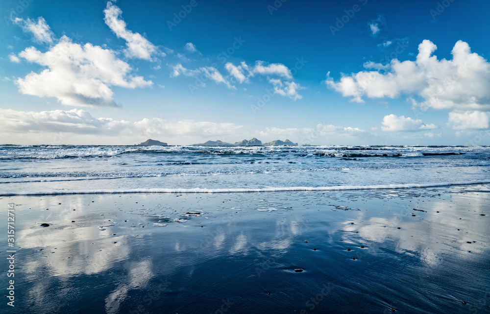 Fototapeta premium Vestmannaeyjar Islands off the southcoast of Iceland, landscape photography