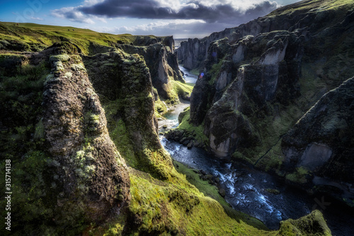 spectacular view into Kirkj...