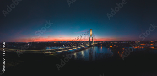 Sunset bridge  photo