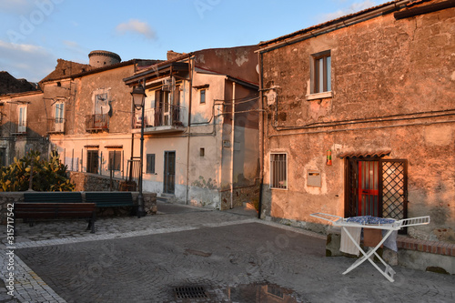 View of old houses in an Italian village © Giambattista