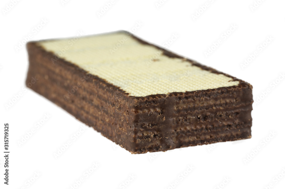 Wafer with chocolate