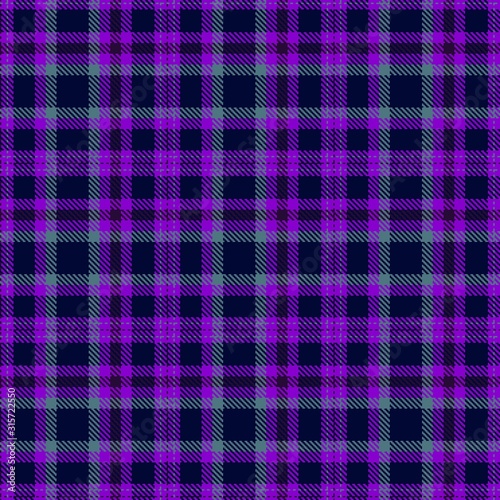 Tartan, plaid pattern seamless vector illustration. Checkered texture for clothing fabric prints, web design, home textile.