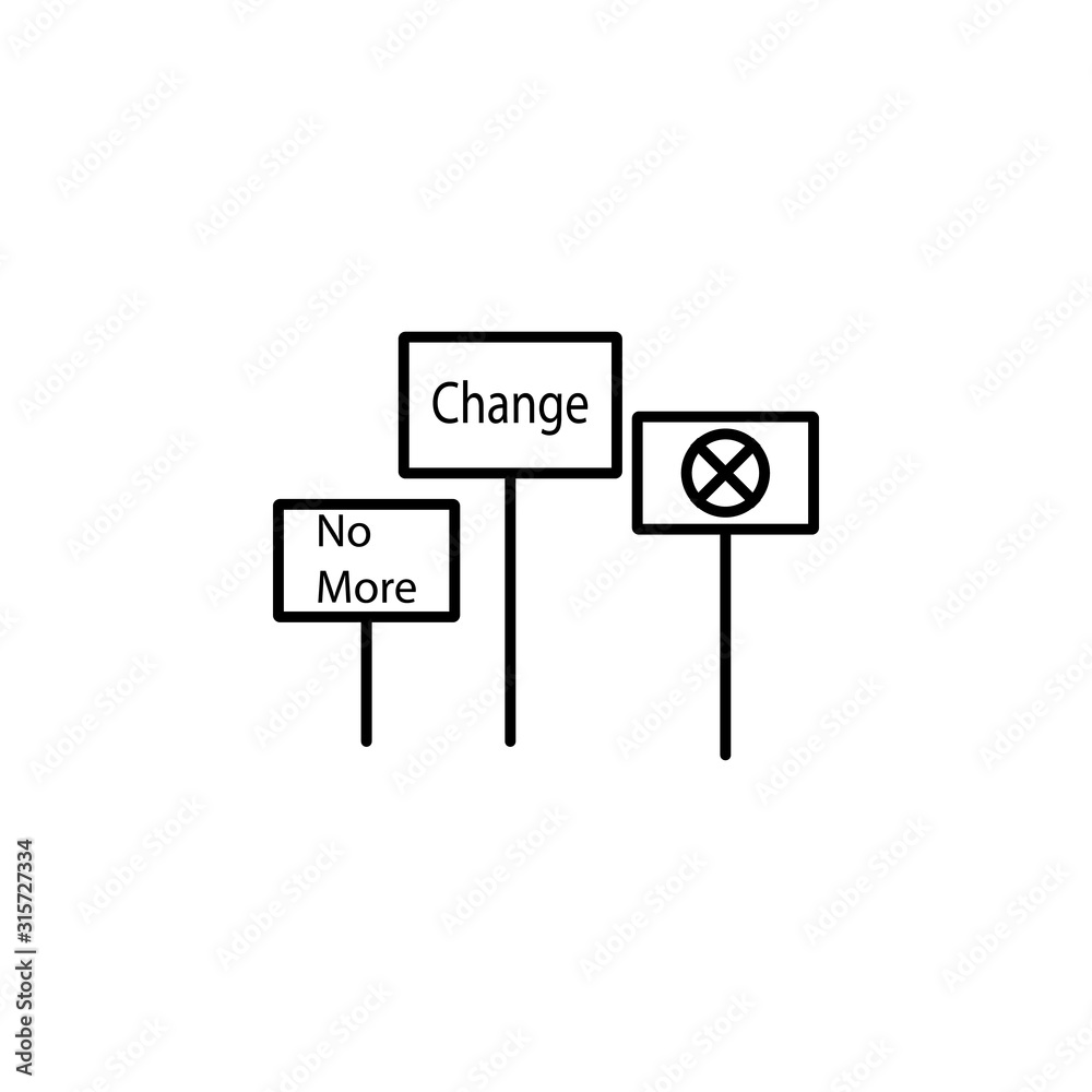 no longer, change, forbidden, unity line icon. Elements of protests illustration icons. Signs, symbols can be used for web, logo, mobile app, UI, UX no longer, change, forbidden, unity line icon. Elements of protests illustration icons. Signs, symbols can be used for web, logo, mobile app, UI, UX