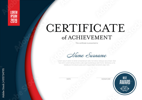 Solid certificate template