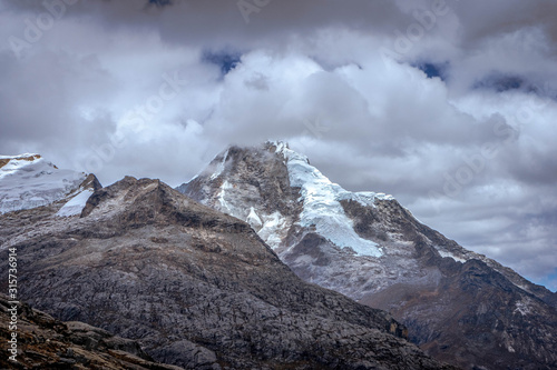 Hike Santa Cruz in park Huascaran Peru