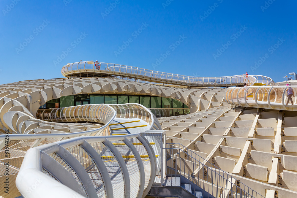 Metropol Parasol in Sevilla, Spanien