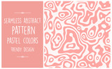 Seamless abstract pattern trendy pastel