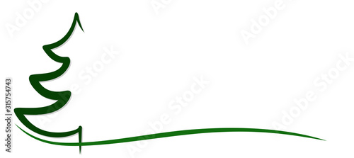Logo of the stylized pine tree.