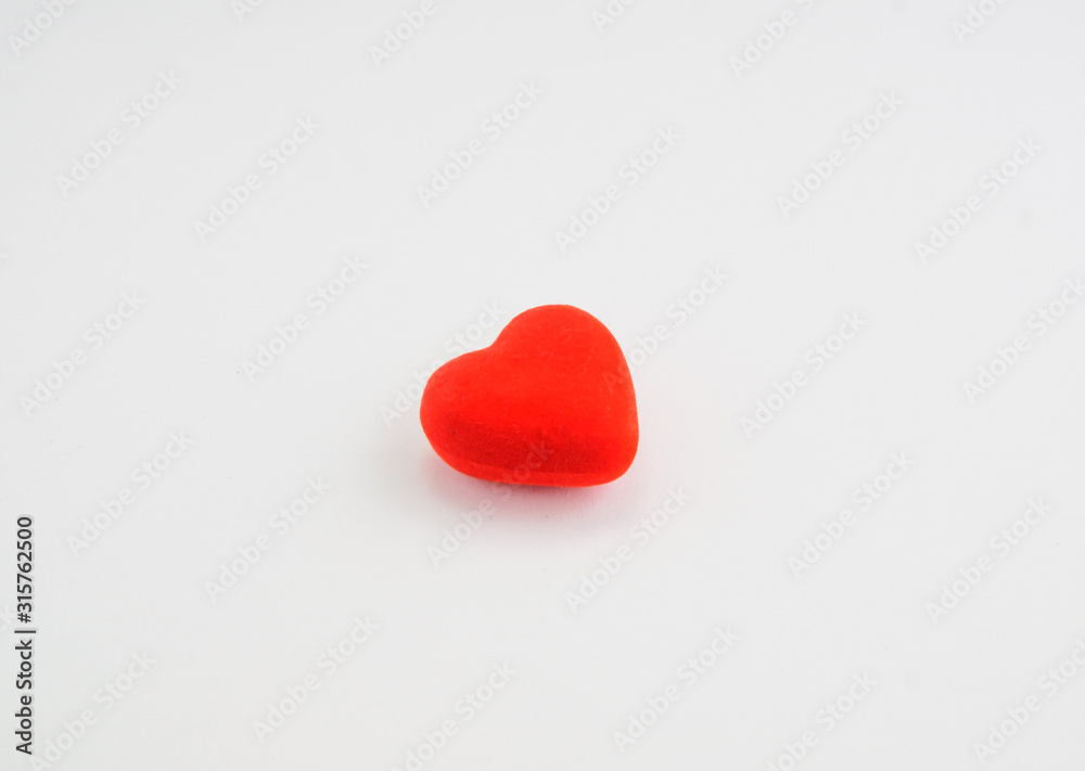 red heart on a white background red heart on a white background
