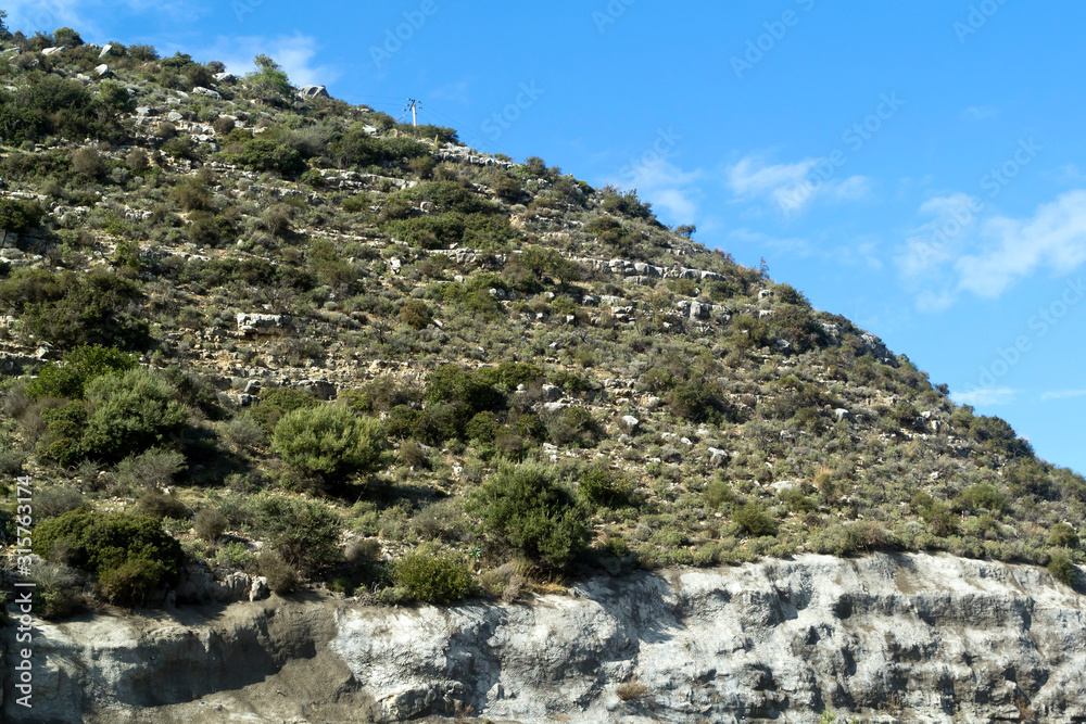 Mountain and sky