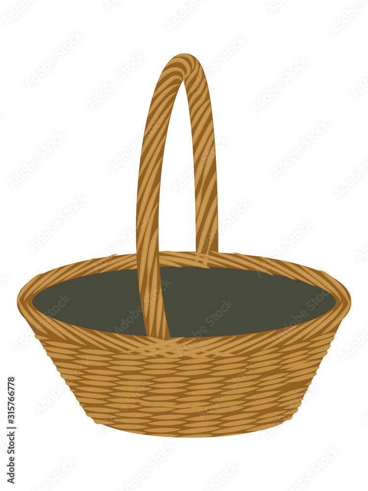 Fototapeta premium Wicker basket.