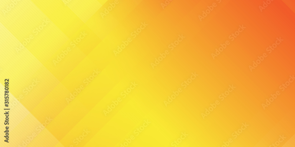 Fresh Orange Yellow Circle Line Abstract Background Presentation Vector Illustration