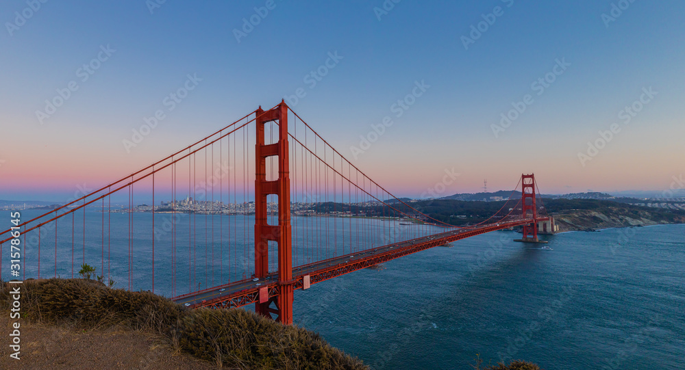 Fototapeta premium most golden gate w san francisco