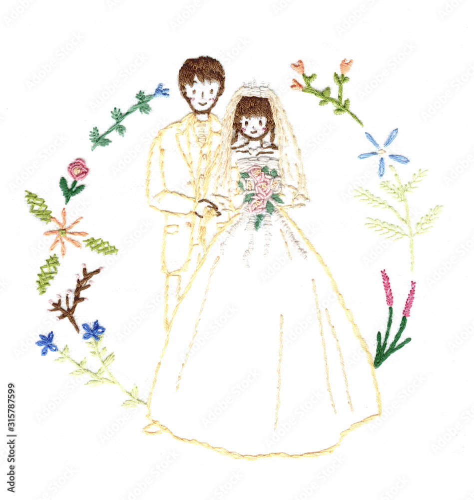 刺繍 結婚式 刺繍 結婚式