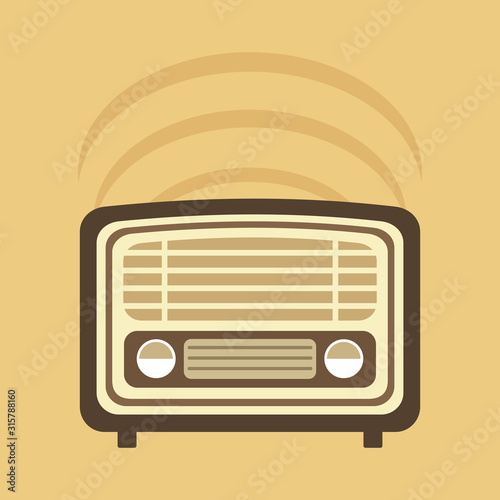 Vintage radio design
