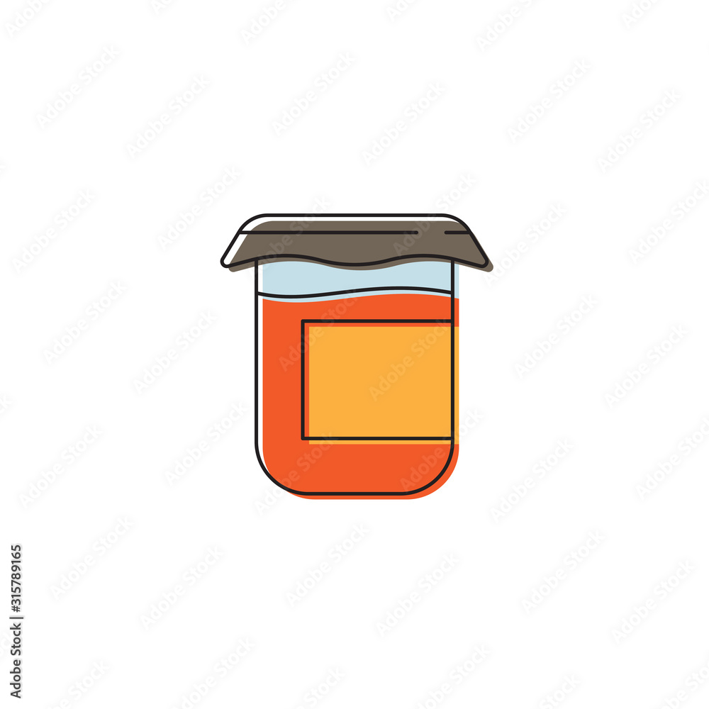 Compote, fruit juice vector icon symbol isolated on white background Compote, fruit juice vector icon symbol isolated on white background