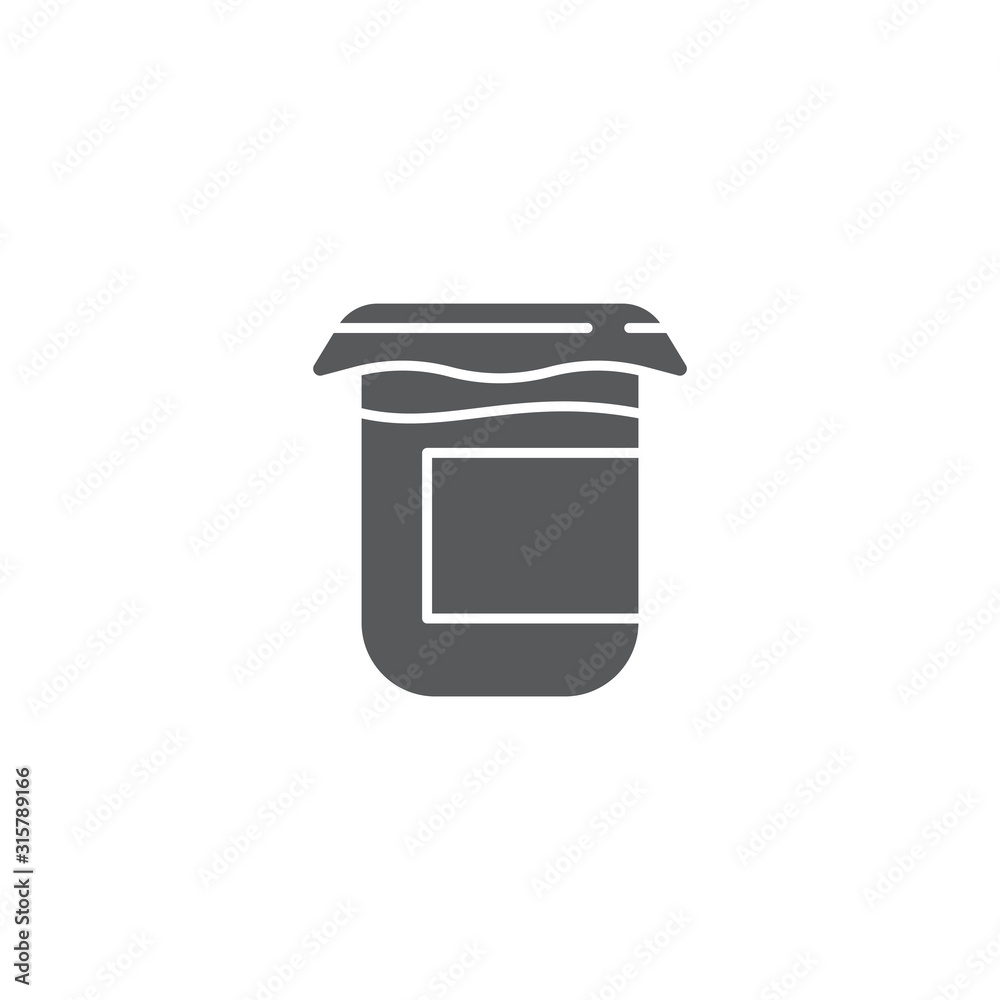 Compote, fruit juice vector icon symbol isolated on white background Compote, fruit juice vector icon symbol isolated on white background