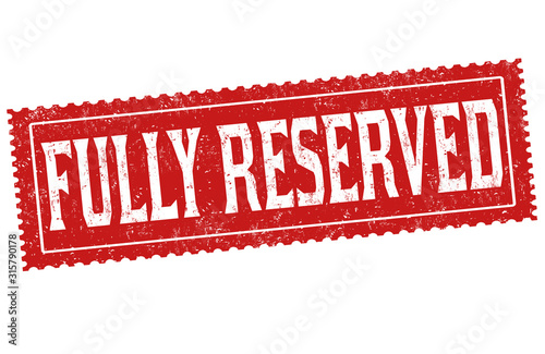 Fully reserved sign or stamp