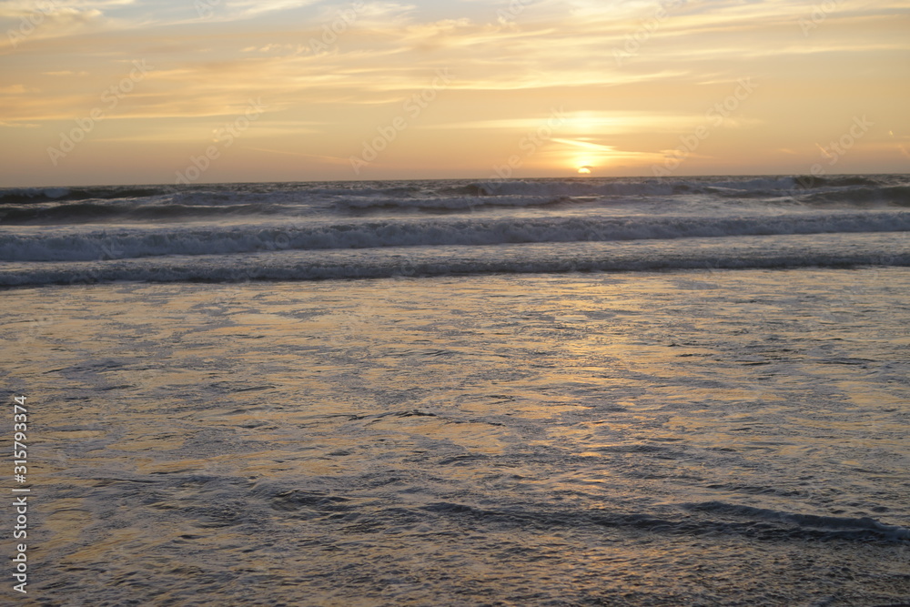 Fototapeta premium sunset on the beach