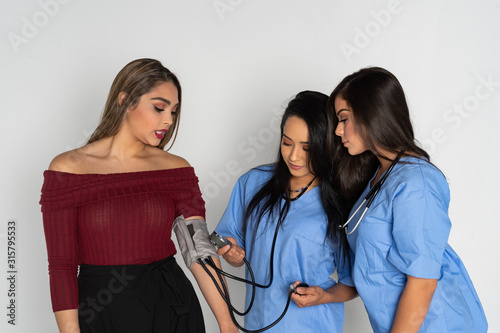 Medical Team With Patient